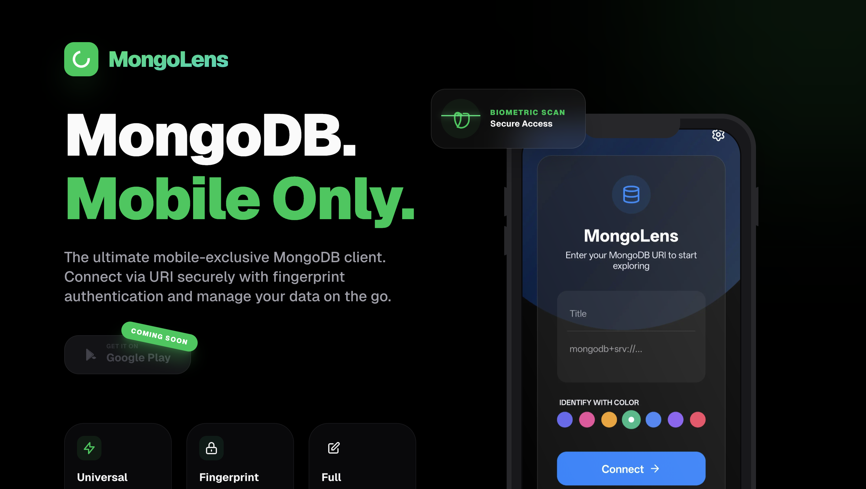MongoLens - Manage MongoDB Data Securely on Your Phone
